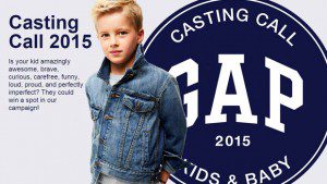 Last Chance To Apply For The Baby Gap / Gap Kids Casting Call