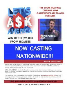 game show tryouts 2012 / 2013