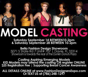 event for fashion models wanted