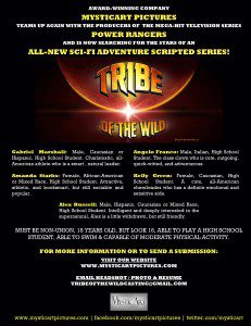 Tribe of the Wild Now Casting!