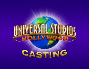 Audition information for Universal Studios