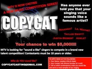 MTV Casting NEW Singing Competition