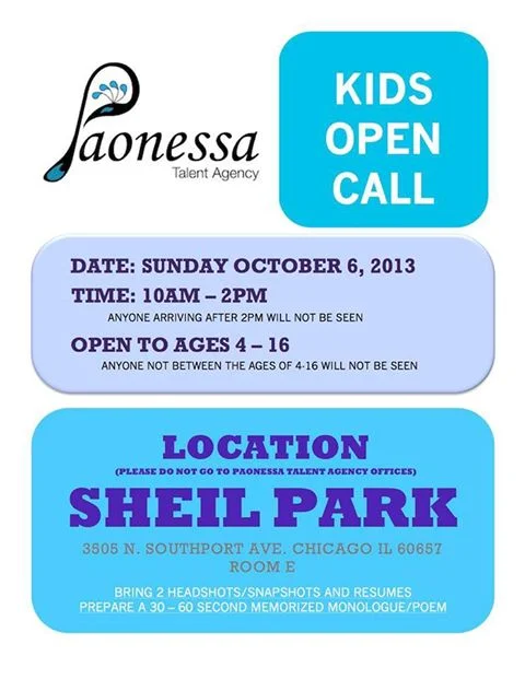 Chicago auditions for kids