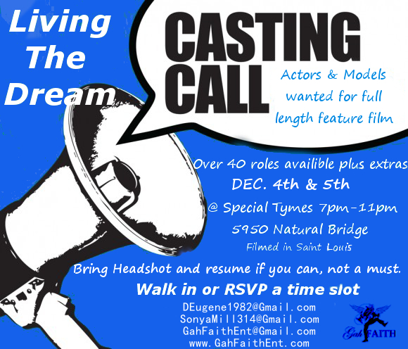 St. Louis Casting Call Flyer