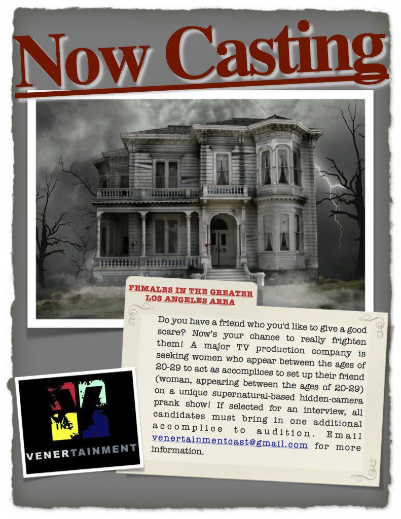 Casting call for new Show