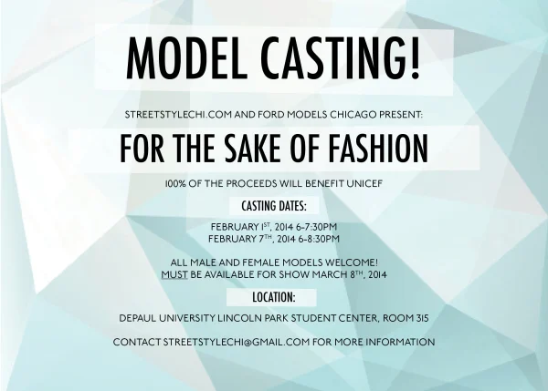 modeling for fashion show