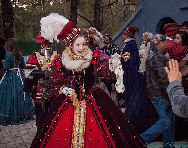 The red queen at the LARF casting call and faire