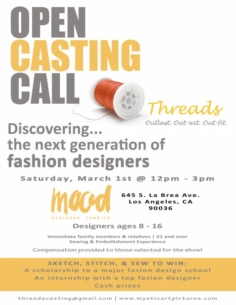 now casting new teen design series
