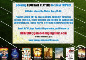 casting call for football players