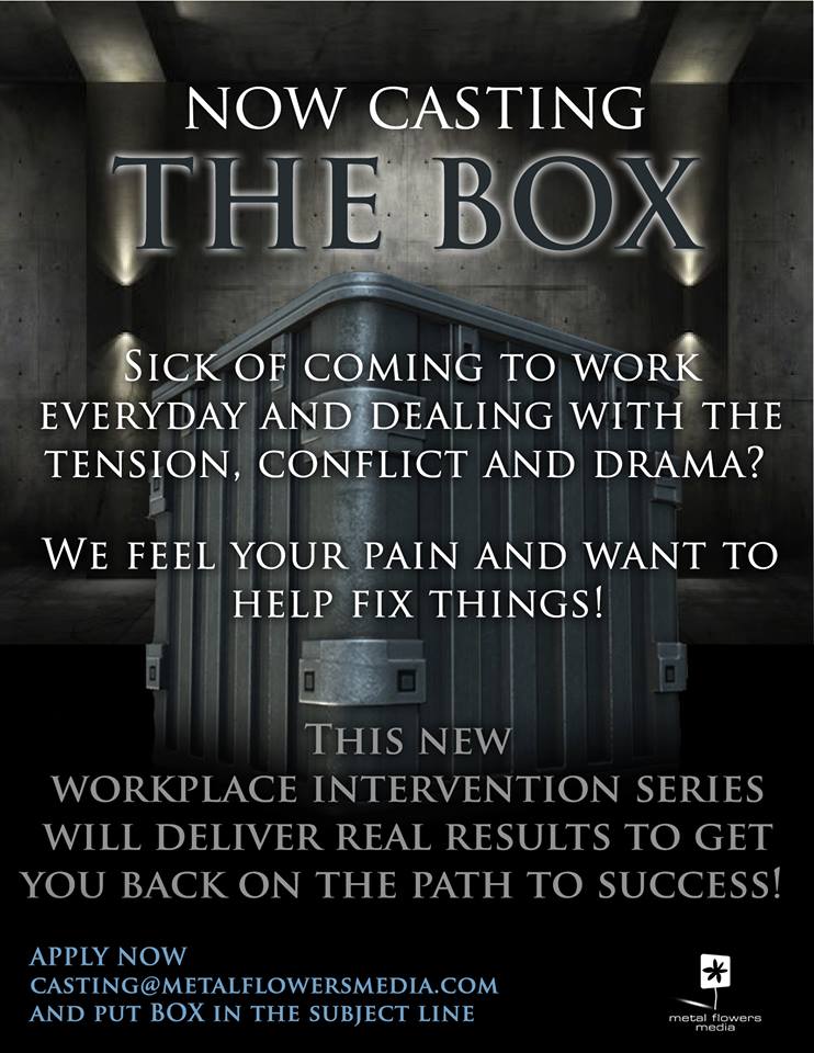 Casting Flyer for The Box