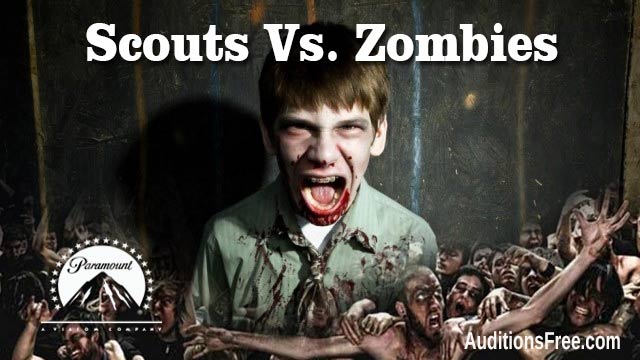 Casting call for zombies on "Scouts Vs. Zombies"