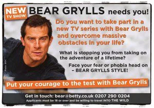 New Bear Grylls Survival Show having an online casting call worldwide