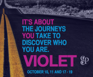 Auditions for VIOLET the musical in Alliance, Ohio
