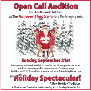 Auditions for Christmas show in MA