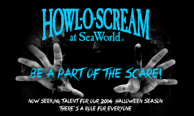 Seaworld Howl-o-scream auditions