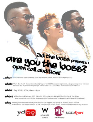 Open Call Auditions for Music Video in Atlanta