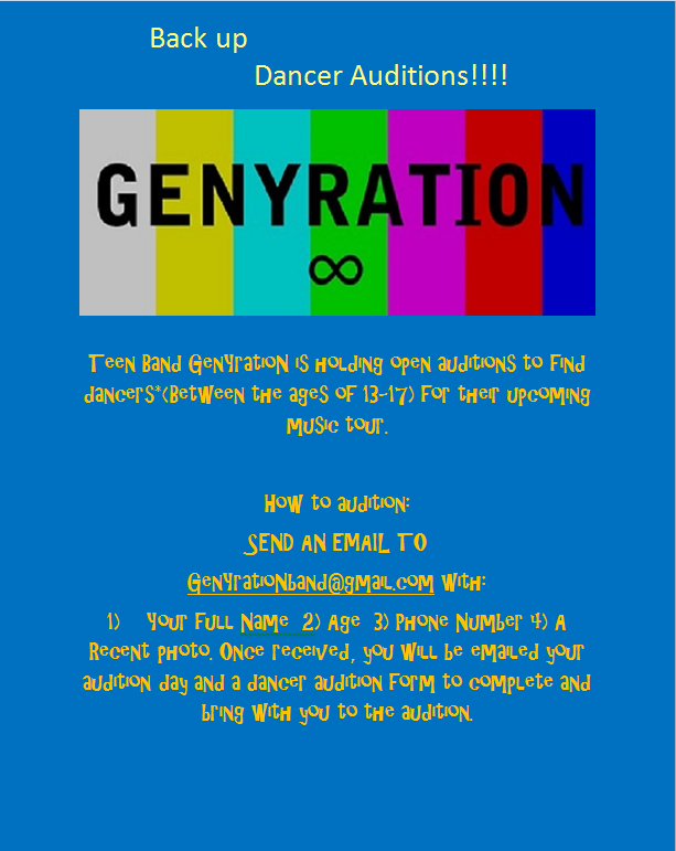 auditions for teen dancers in Dallas