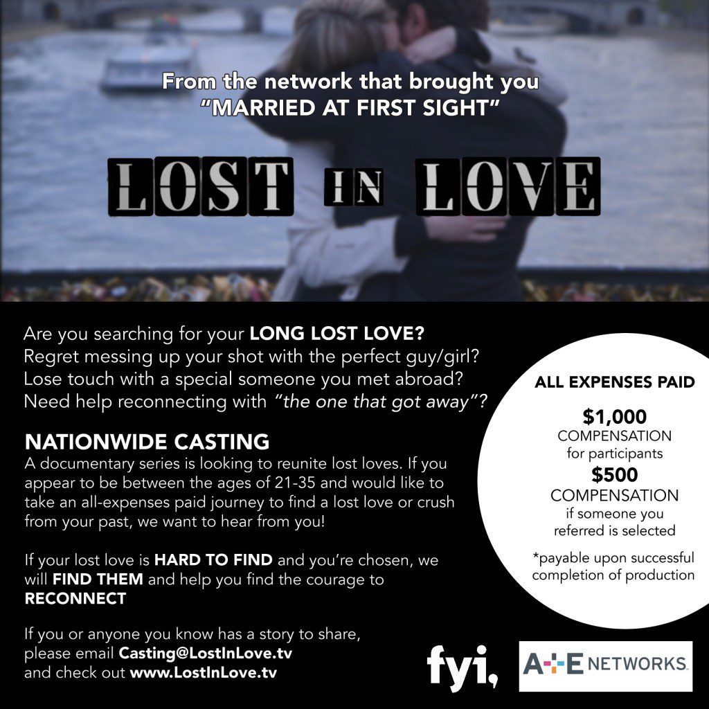 Lost Love Docu-series Canada