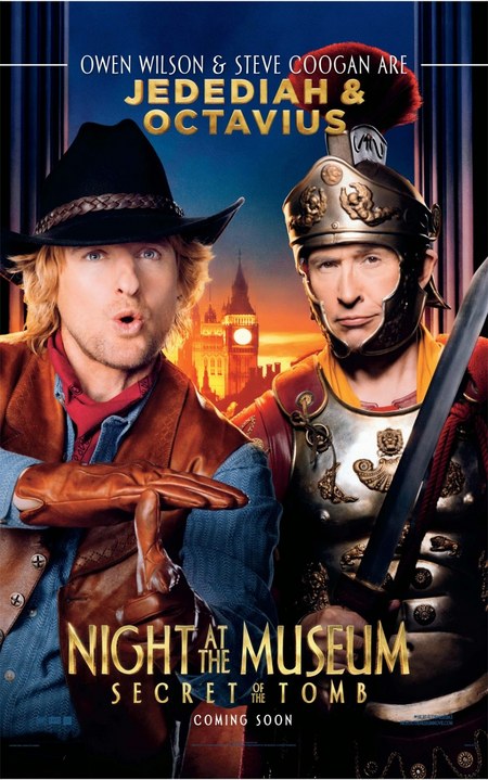 Owen Wilson Night at the Museum 3 poster