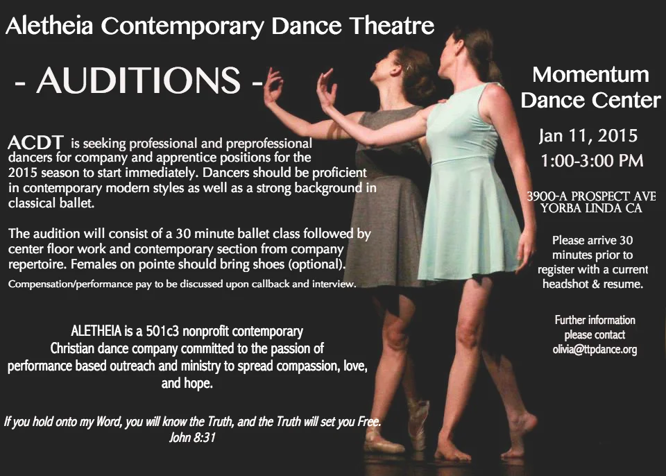 Los Angeles dance auditions