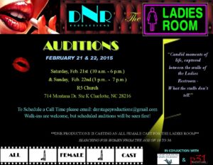 Stage Play “Ladies Room” in Charlotte Seeks All Female Cast
