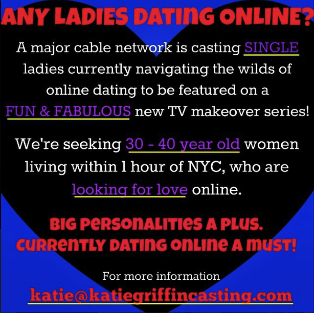 casting flyer for new makeover show