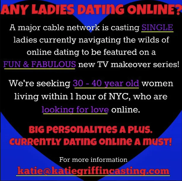 casting flyer for new makeover show