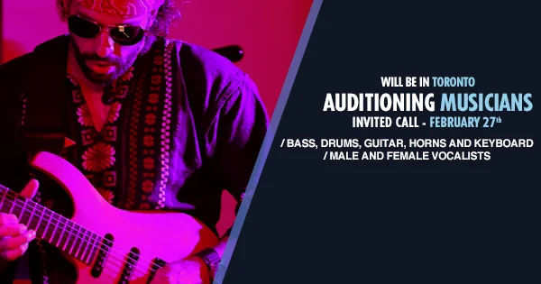 Musician call in Toronto
