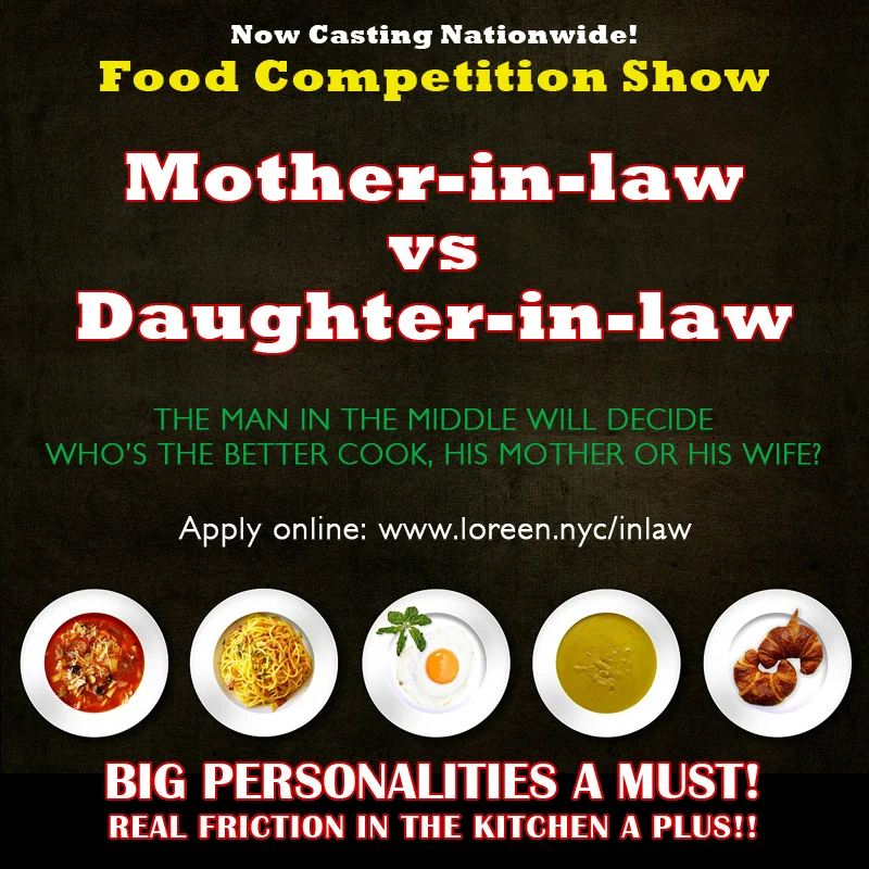 Casting call for new reality cooking competotion