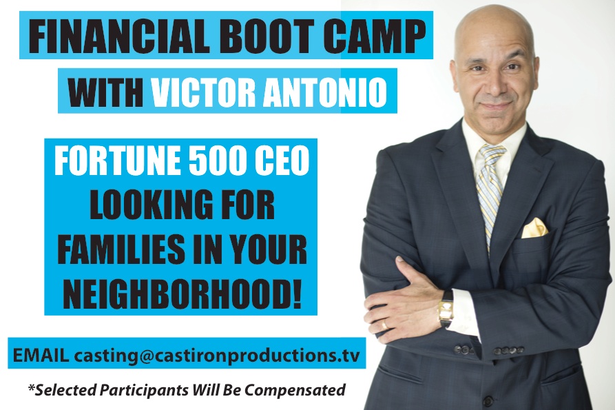 financial bootcamp show "Family Take over" Casting in ATL