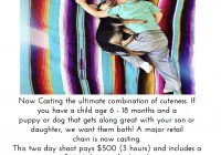 Baby casting call in L.A. for commercial