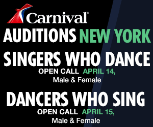 carnival cruises new york auditions
