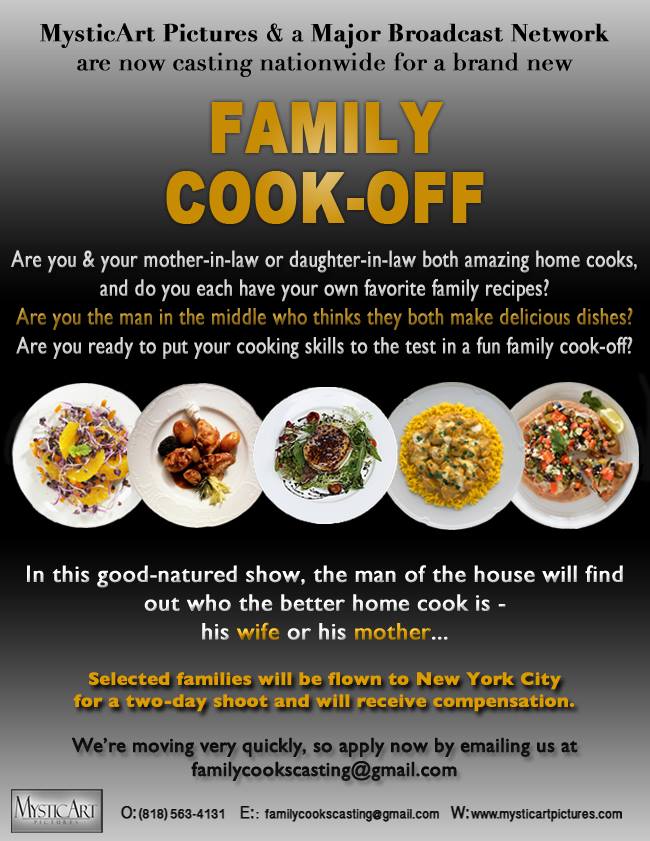 family cook-off casting call