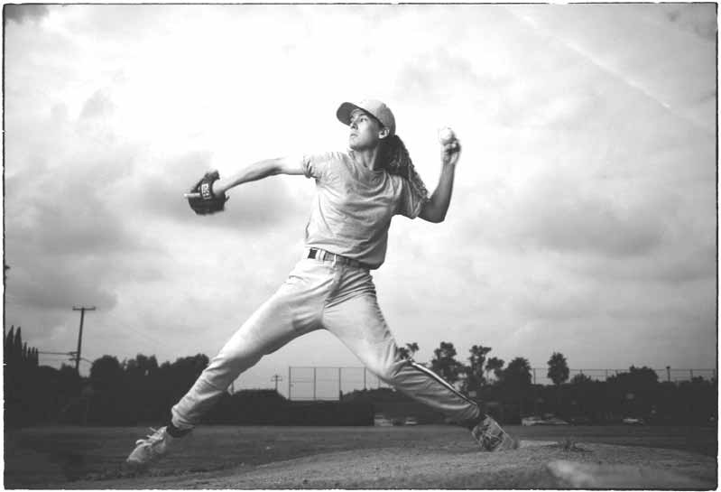 female pitcher for commercial