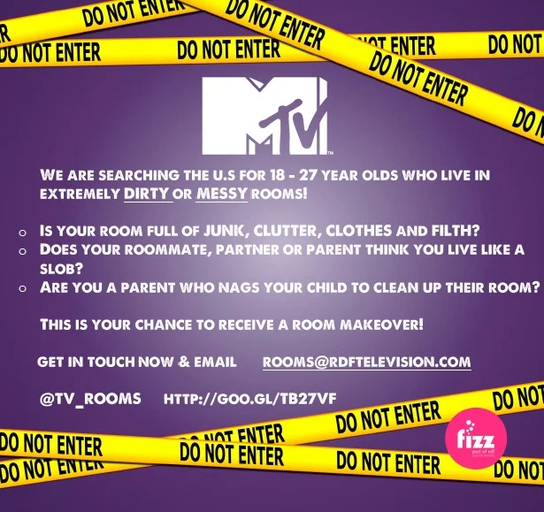 MTV series casting people with messy rooms