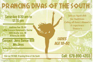 Read more about the article Dance Auditions in Atlanta for “Prancing Divas of the South”