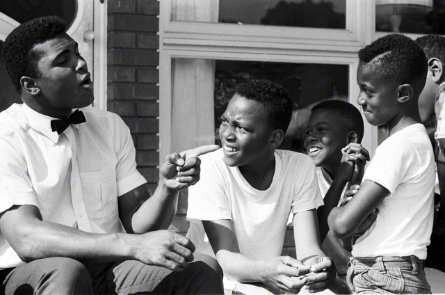 Muhammad Ali with Kids