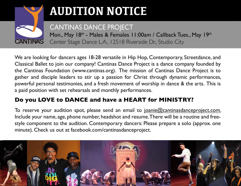 casting / audition flier L.A.