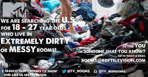 Read more about the article MTV Series looking for extremely DIRTY or MESSY rooms