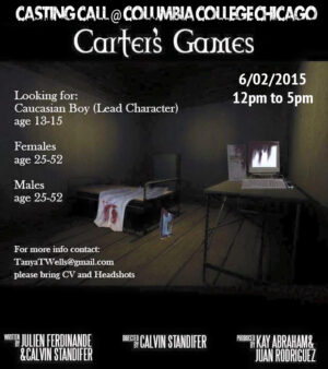 Open Casting Call for “Carter’s Game” – Speaking Movie Roles in Chicago & Lead Teen Role
