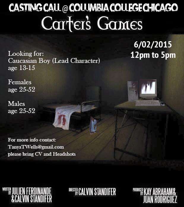 Open call for movie roles in Chicago - Carter's Game