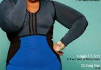 Plus size modeling