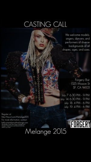 Casting Call for Models in San Francisco / San Jose for Fashion Show