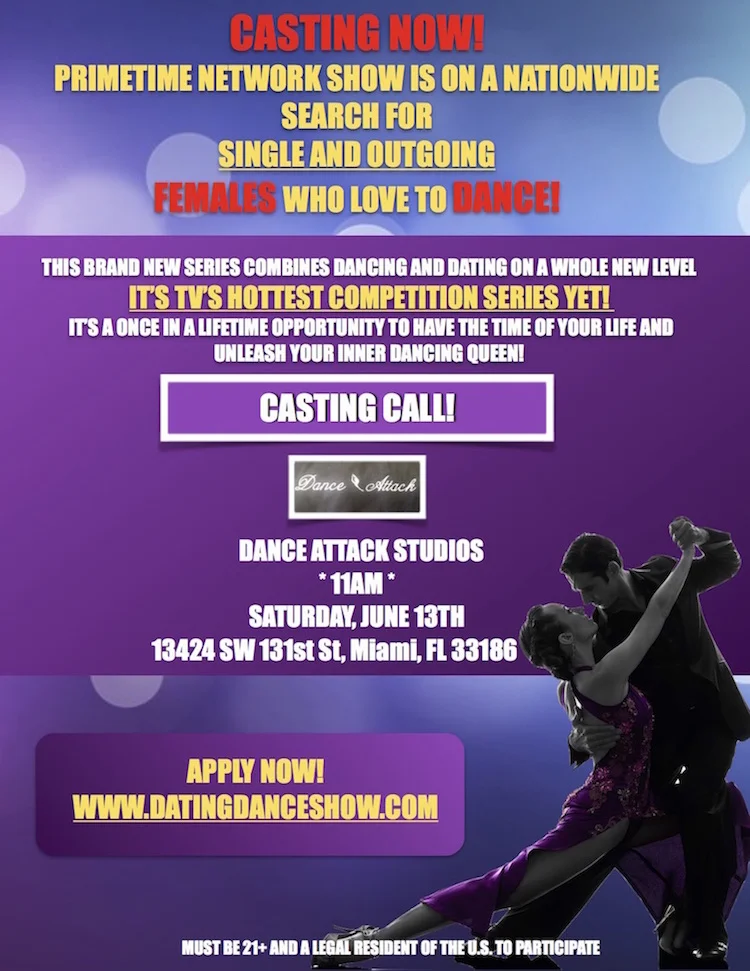 Prime time dance show auditions coming to Miami