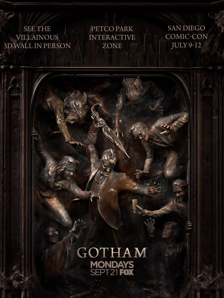 Gotham Comic Con 3D wall