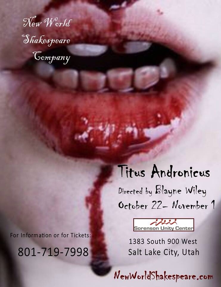 Titus Andronicus Shakespeare Theater Salt Lake City