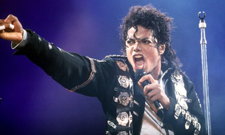 Michael Jackson at Wembley Stadium in 1988