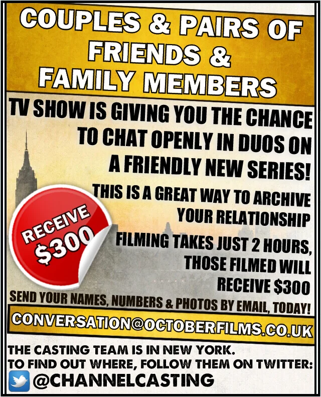 Casting relationship series in NYC
