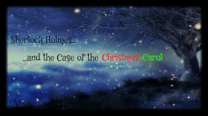 Read more about the article Theater Auditions in PA for  “Sherlock Holmes and the Case of the Christmas Carol”