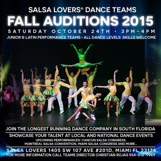 Miami Dance Auditions - Salsa, Latin Dance